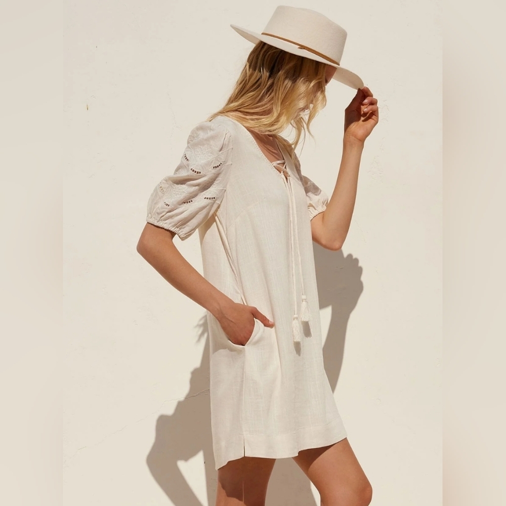 Lovestitch Pixie Embroidered Mini Dress